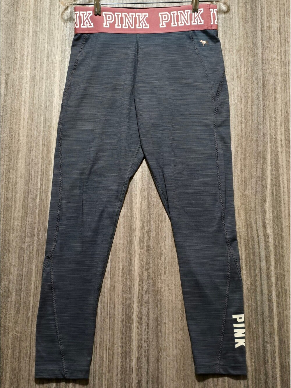 Victoria's Secret PINK Ultimate Fleece-Lined Leggings - Gray Marled - Size L